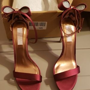 Ted Baker of London red bow sandals